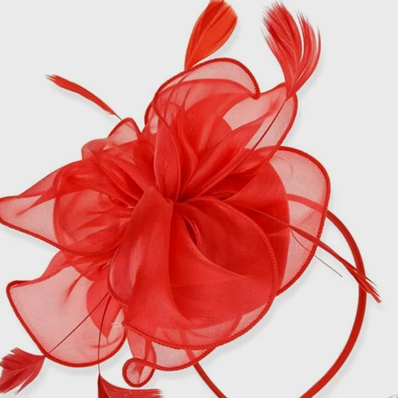 Beloved Millinery | Accessories | Pretty Feminine Red 